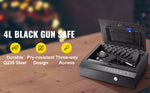 Load image into Gallery viewer, SecureTech Biometric Gun Safe | Steel Pistol Safe
